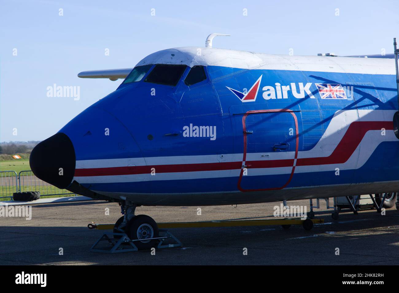 AirUK BAC 111-416EK One-Eleven Aircraft Foto Stock