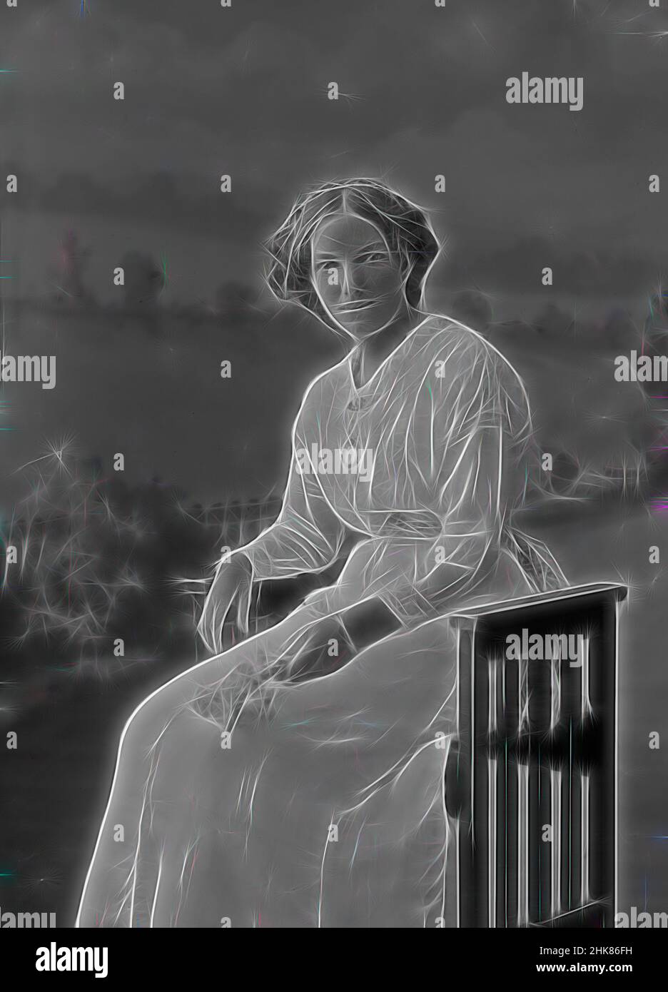 Ispirato da J Ryan 6 15/- doz, Berry & Co, circa 1920, Wellington, Reimagined by Artotop. L'arte classica reinventata con un tocco moderno. Design di calda e allegra luminosità e di raggi di luce. La fotografia si ispira al surrealismo e al futurismo, abbracciando l'energia dinamica della tecnologia moderna, del movimento, della velocità e rivoluzionando la cultura Foto Stock