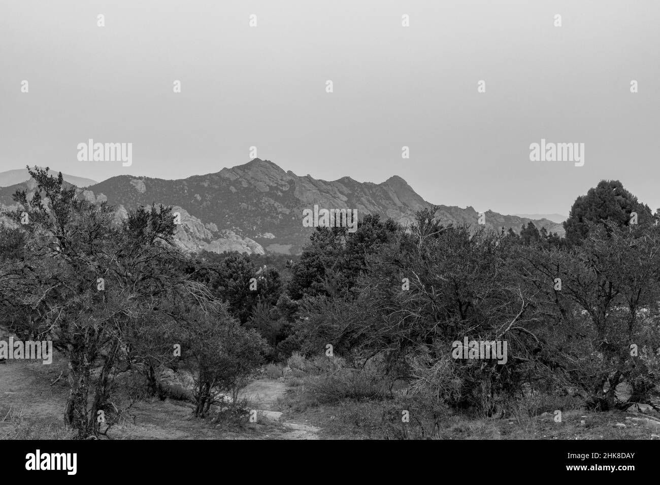 Splendida vista sulla riserva nazionale della città di Rocks, Idaho Foto Stock