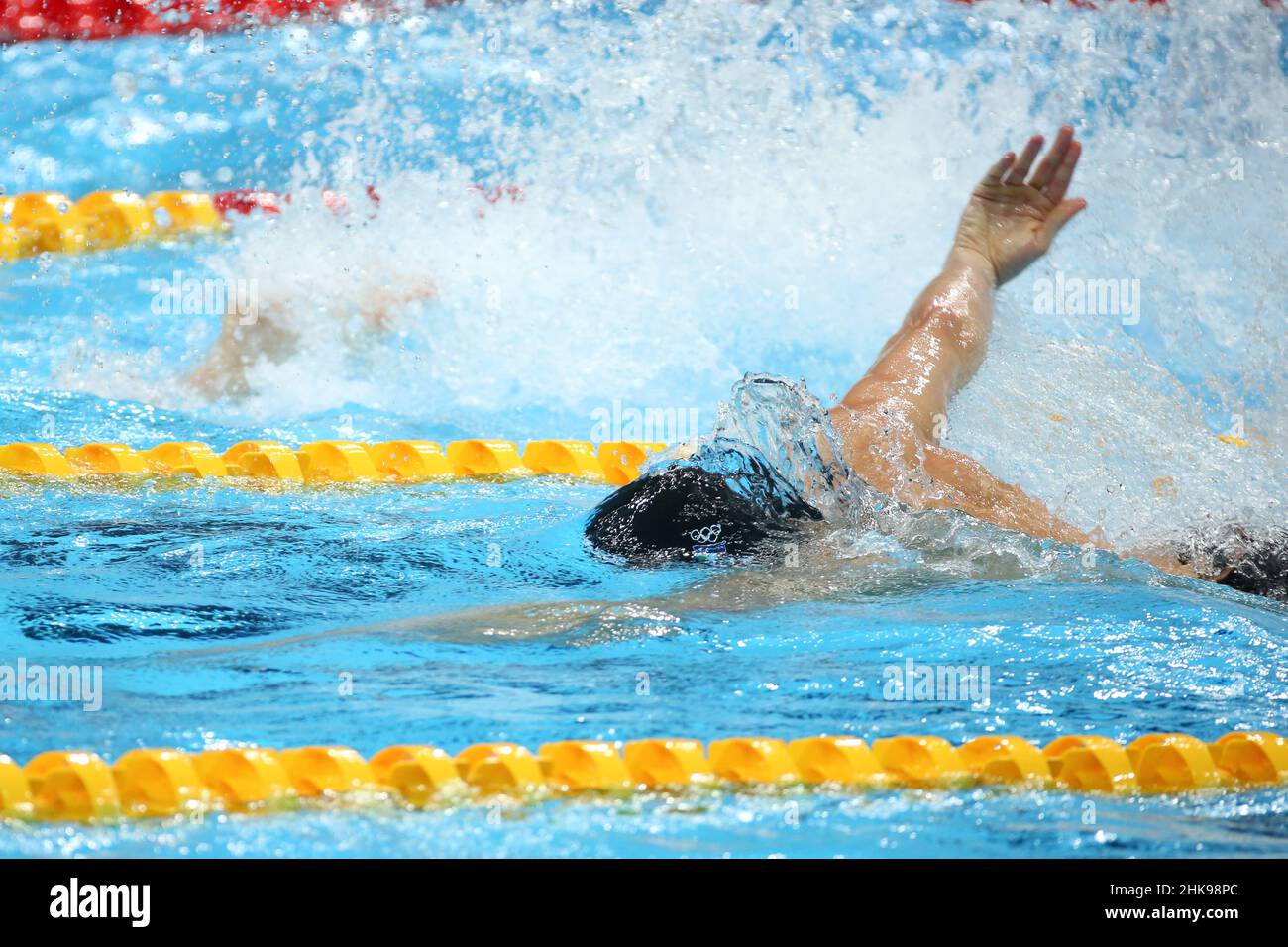 26th LUGLIO 2021 - TOKYO, GIAPPONE: Lorenzo Zazzeri del Team Italia in azione durante la finale da uomo del Freestyle Relay 4x100m ai Giochi Olimpici di Tokyo 2020 Foto Stock