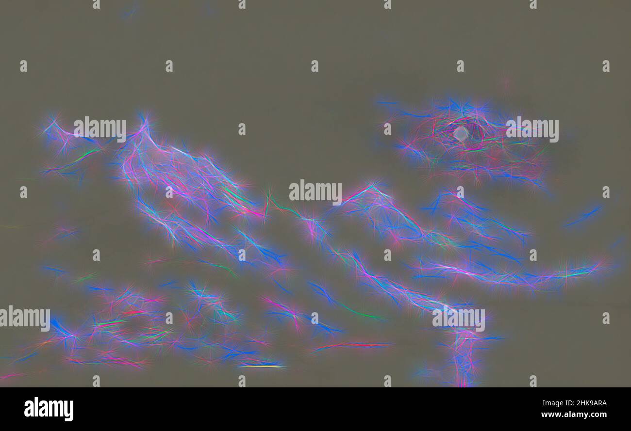 Ispirati dalle montagne si trovano lungo un lago o un fiume. Paesaggio con cime innevate, reinventato da Artotop. L'arte classica reinventata con un tocco moderno. Design di calda e allegra luminosità e di raggi di luce. La fotografia si ispira al surrealismo e al futurismo, abbracciando l'energia dinamica della tecnologia moderna, del movimento, della velocità e rivoluzionando la cultura Foto Stock