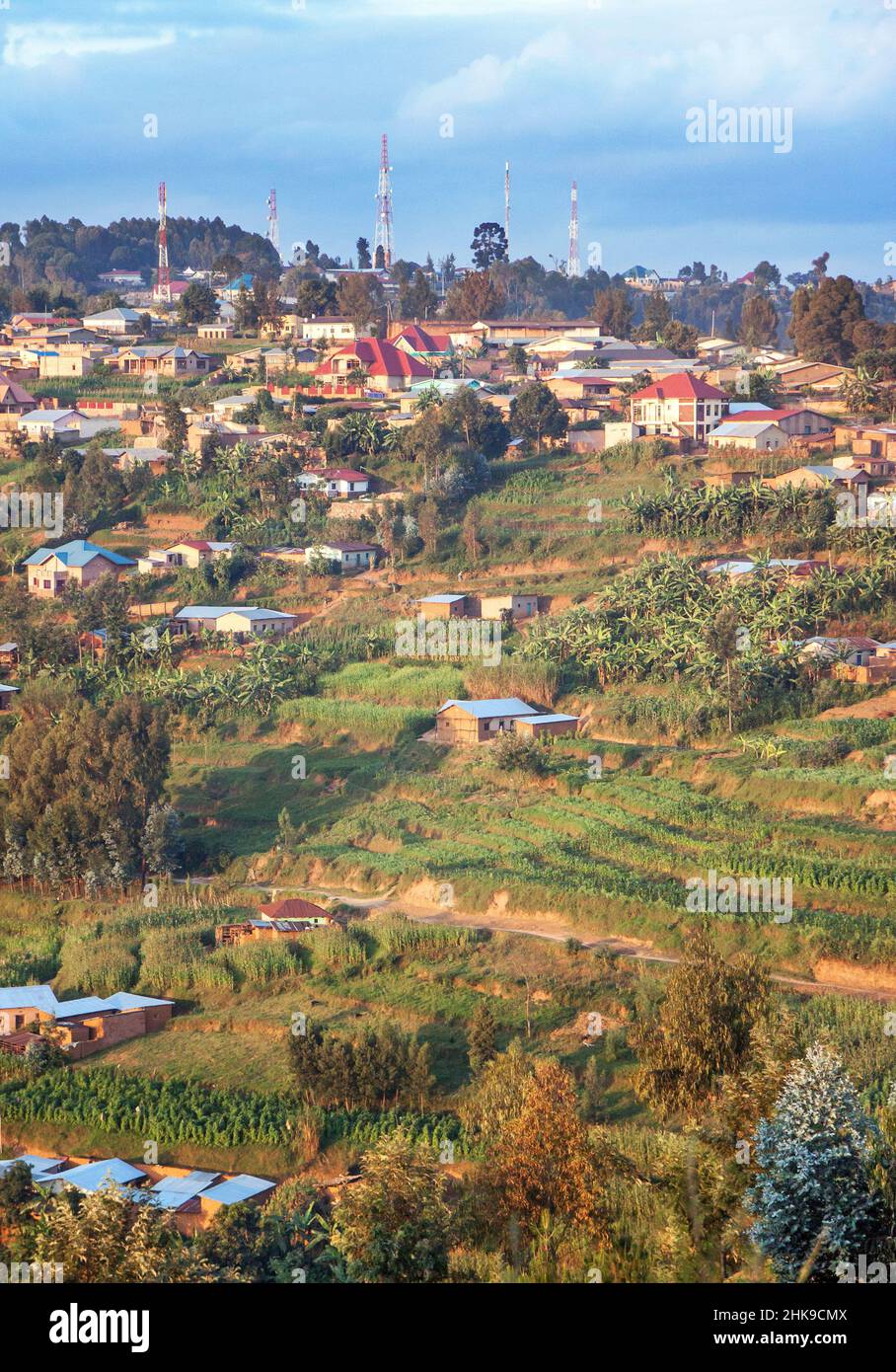 Ruanda, terra di mille colline Foto Stock