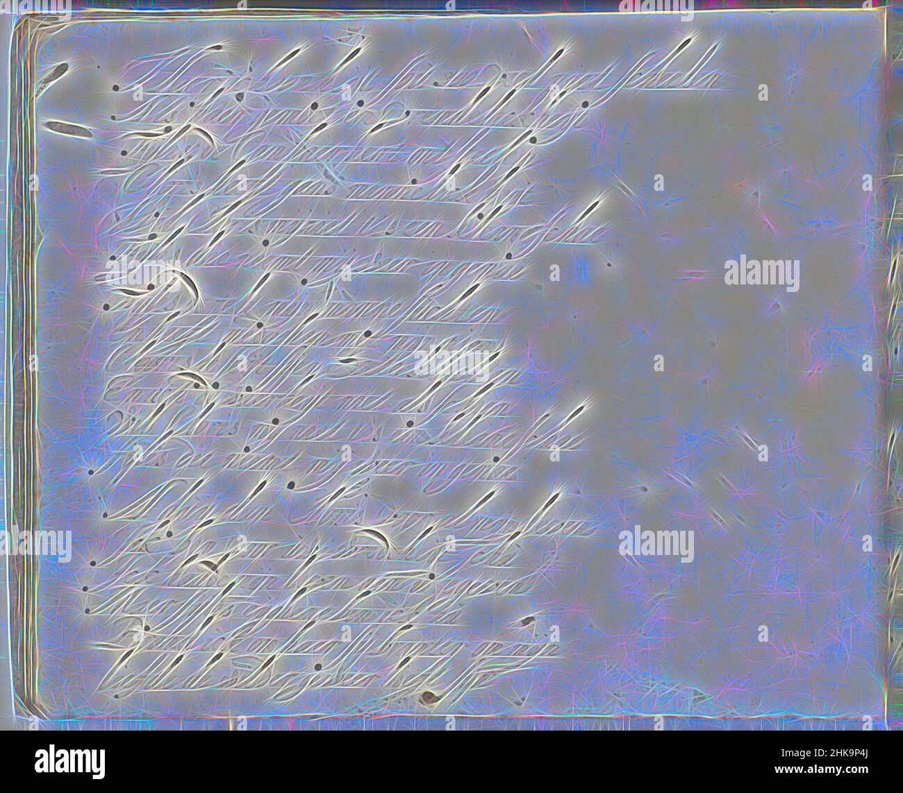 Ispirato dalla poesia su un vecchio e un nuovo amore (parte 2), continuazione del lamento d'amore sulla copertina anteriore, reimmaginato da Artotop. L'arte classica reinventata con un tocco moderno. Design di calda e allegra luminosità e di raggi di luce. La fotografia si ispira al surrealismo e al futurismo, abbracciando l'energia dinamica della tecnologia moderna, del movimento, della velocità e rivoluzionando la cultura Foto Stock