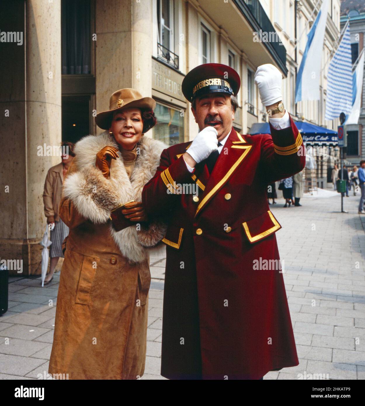 Anton, wohin?, Fernsehserie, Deutschland 1986 - 1988, Folge 1, Darsteller: Margot Hielscher, Willy Harlander Foto Stock