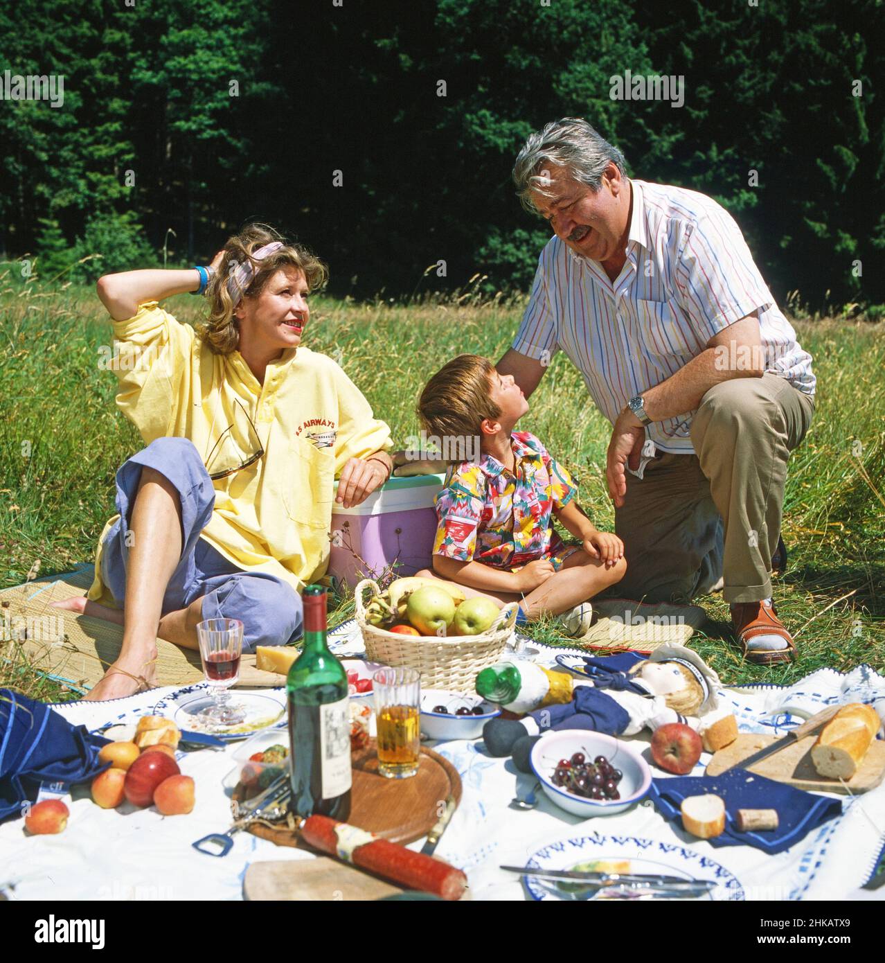 Anton, wohin?, Fernsehserie, Deutschland 1986 - 1988, Folge 5, Darsteller: Lisa Kreuzer, Christian Polito, Willy Harlander Foto Stock