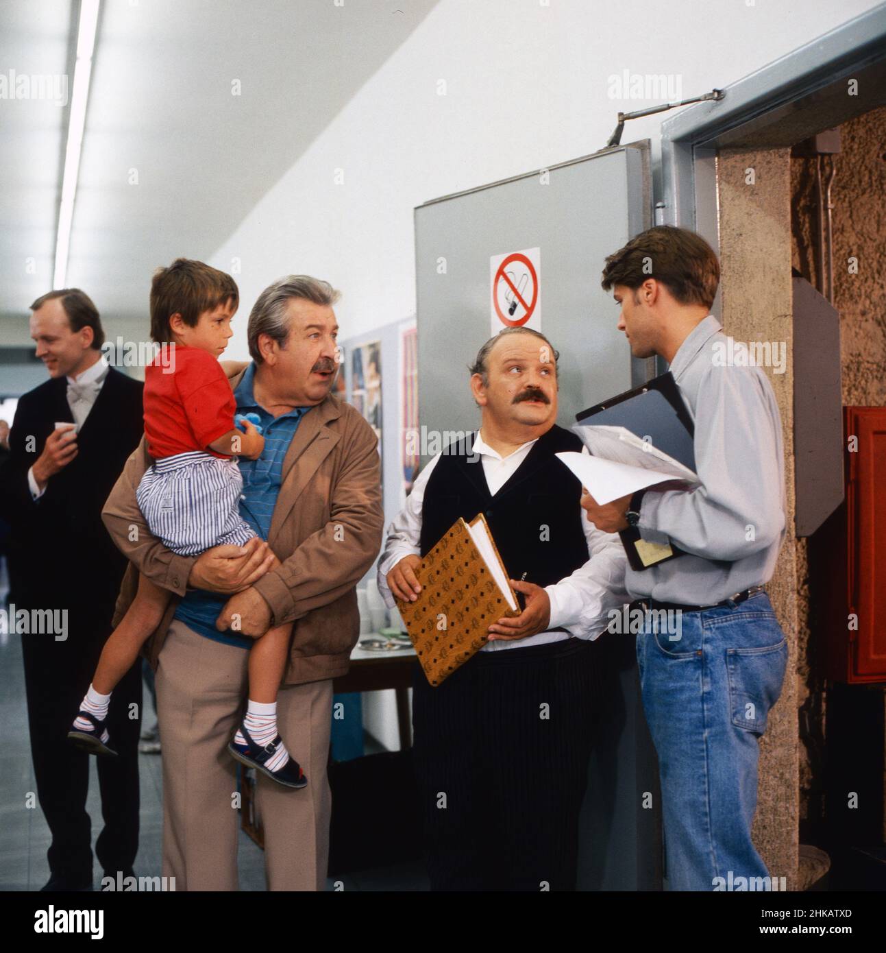 Anton, wohin?, Fernsehserie, Deutschland 1986 - 1988, Folge 5, Darsteller: Heiner Lauterbach, Christian Polito, Willy Harlander, Michael Habeck, Bruno Eieron Foto Stock