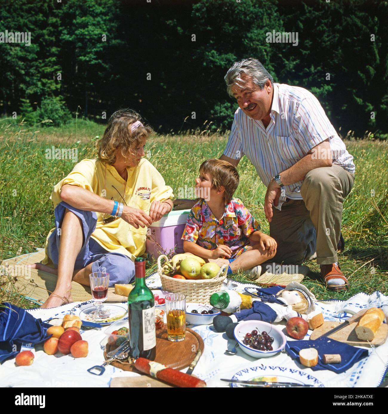 Anton, wohin?, Fernsehserie, Deutschland 1986 - 1988, Folge 5, Darsteller: Lisa Kreuzer, Christian Polito, Willy Harlander Foto Stock