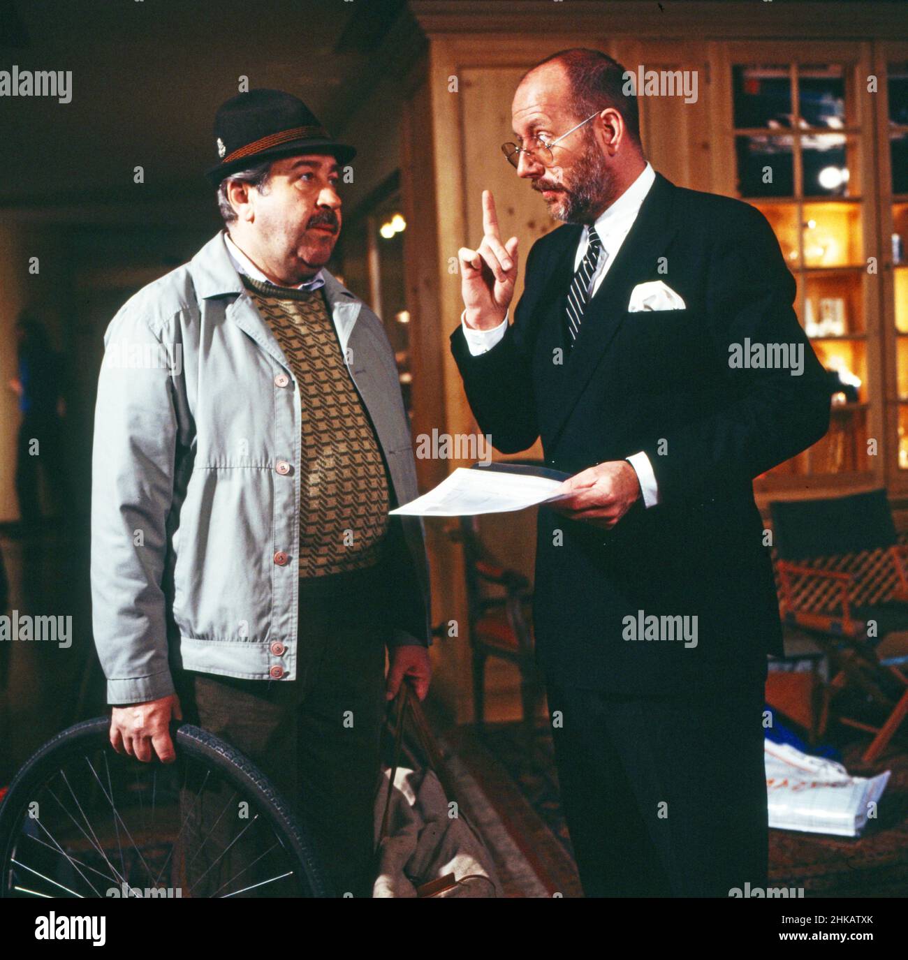 Anton, wohin?, Fernsehserie, Deutschland 1986 - 1988, Folge 3, Darsteller: Willy Harlander, Klaus Guth Foto Stock