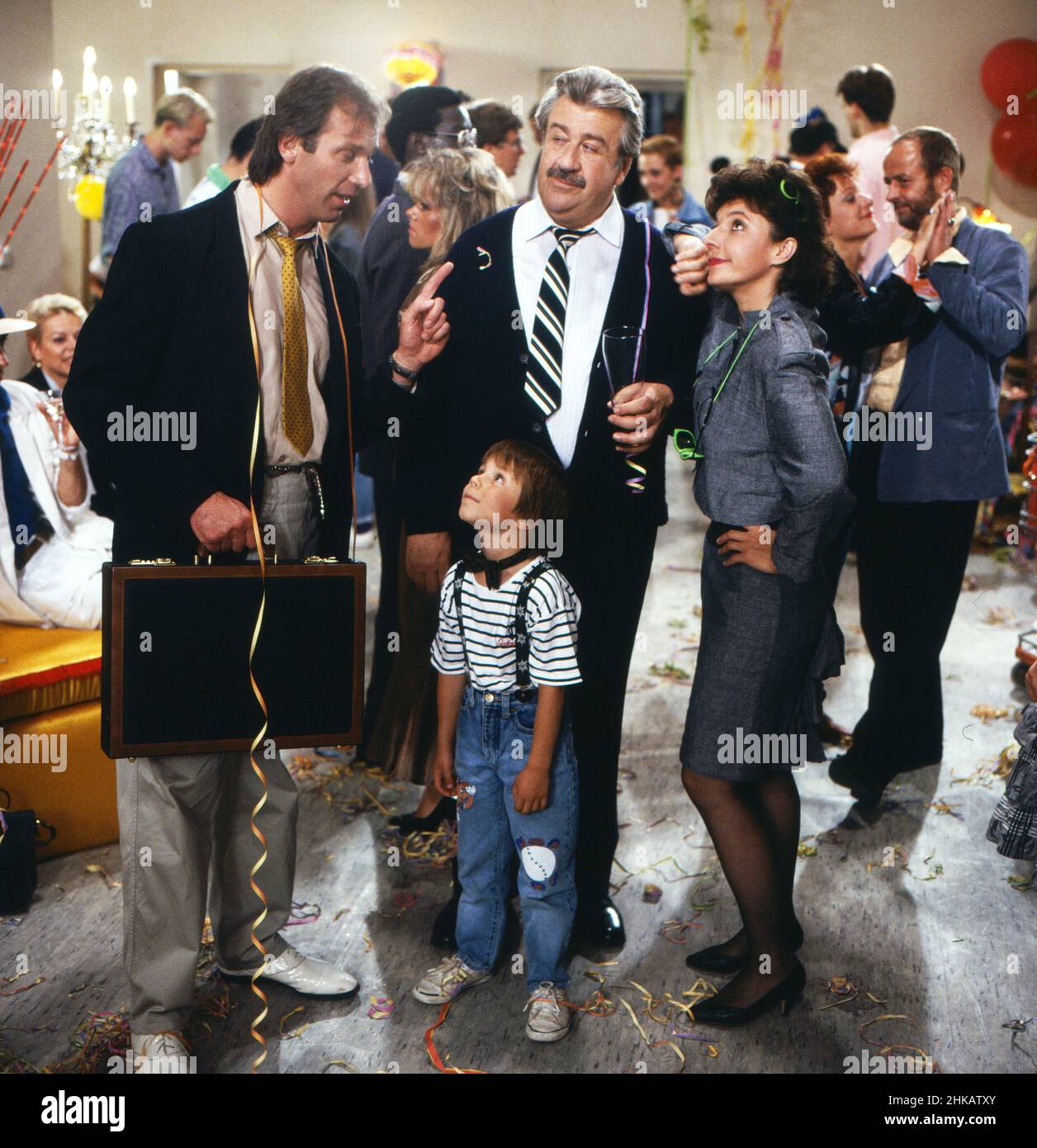 Anton, wohin?, Fernsehserie, Deutschland 1986 - 1988, Folge 4, Darsteller: Wolfgang Fierek, Christian Polito, Willy Harlander, Monika Baumgartner Foto Stock