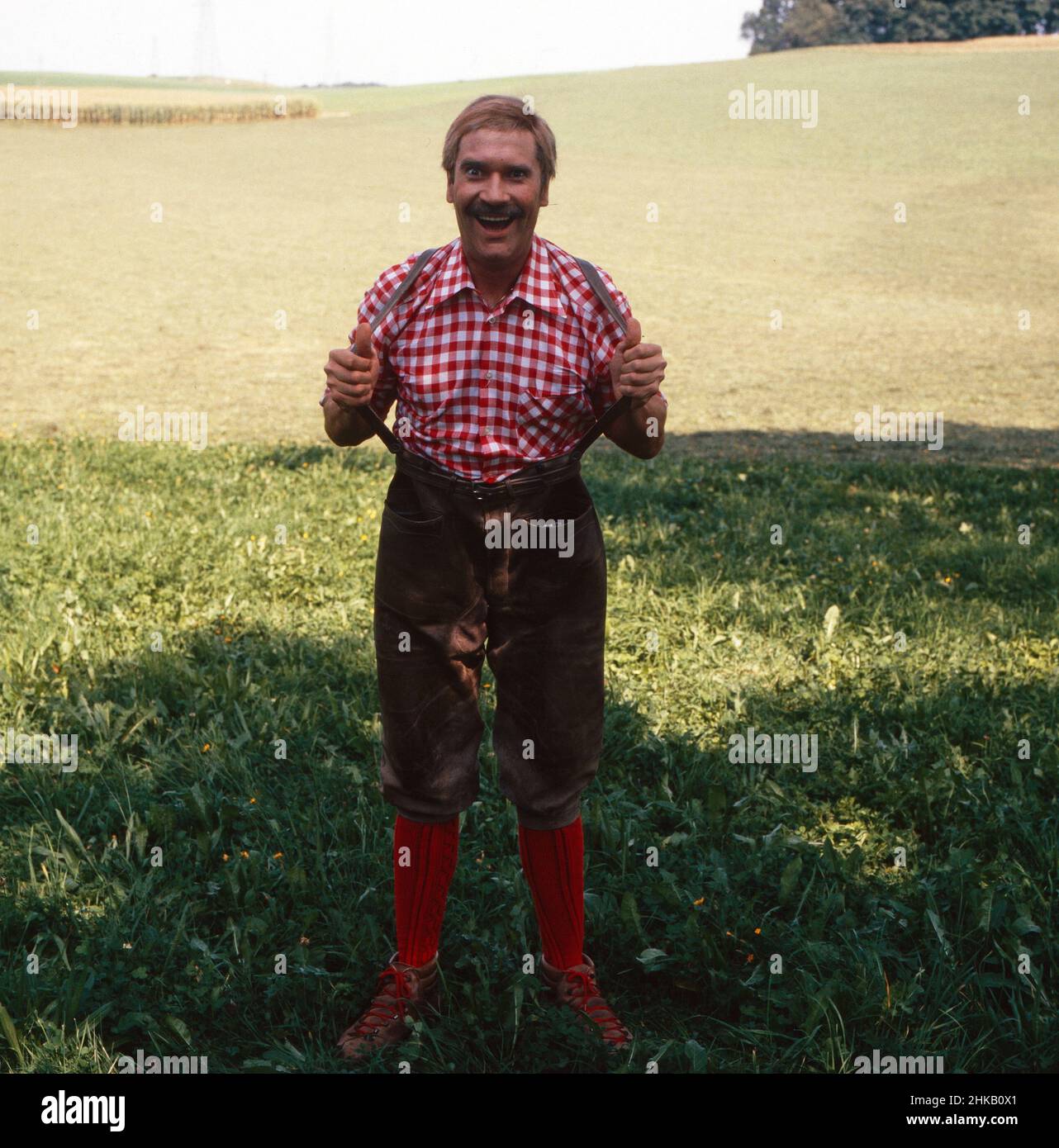 Bananas, Comedy- und Muskshow, Sendereihe, Deutschland 1981 - 1984, moderatore: GERD Leienbach Foto Stock