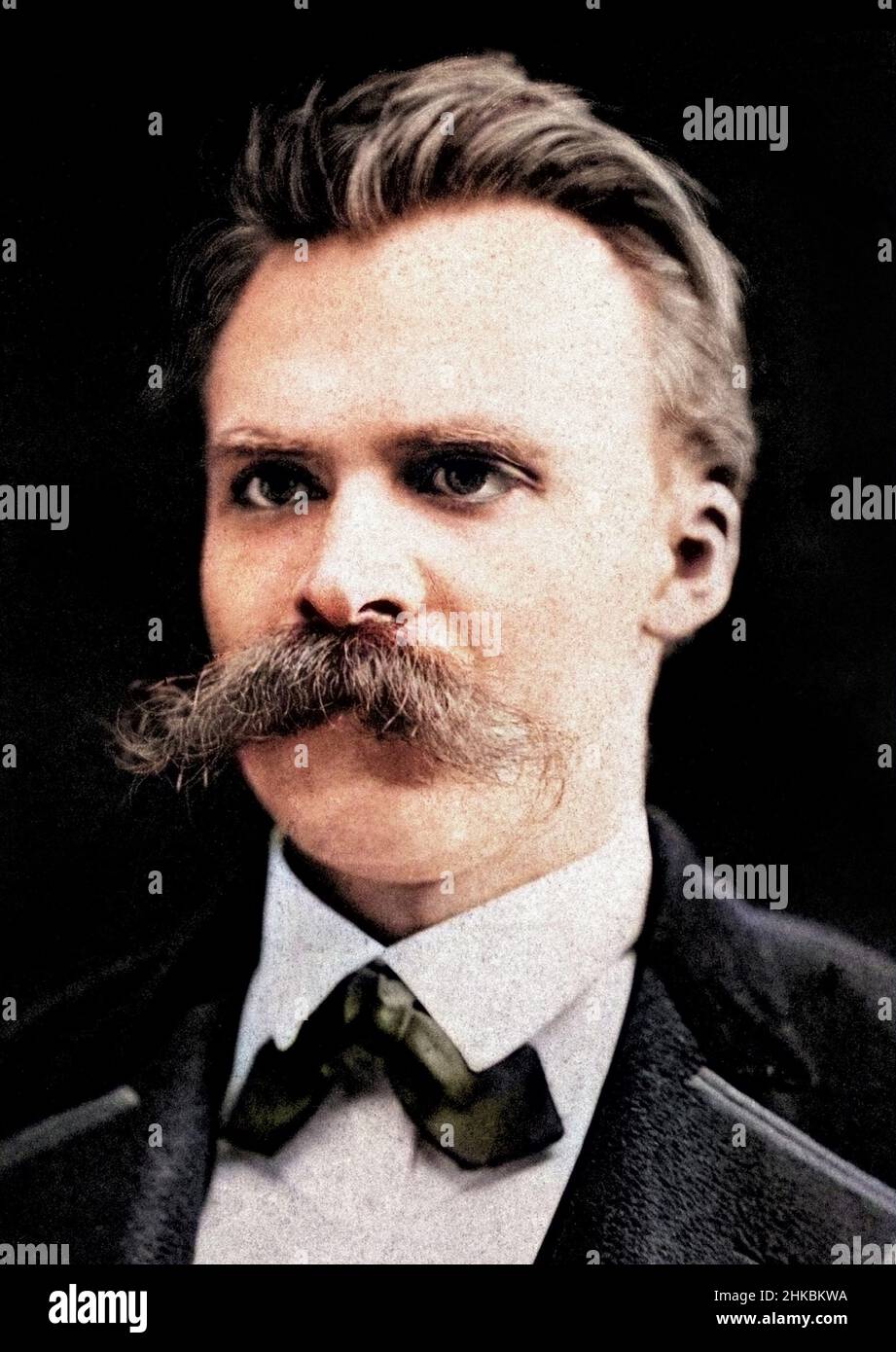 Ritratto di Friedrich Nietzsche (1844 -1900) Foto Stock