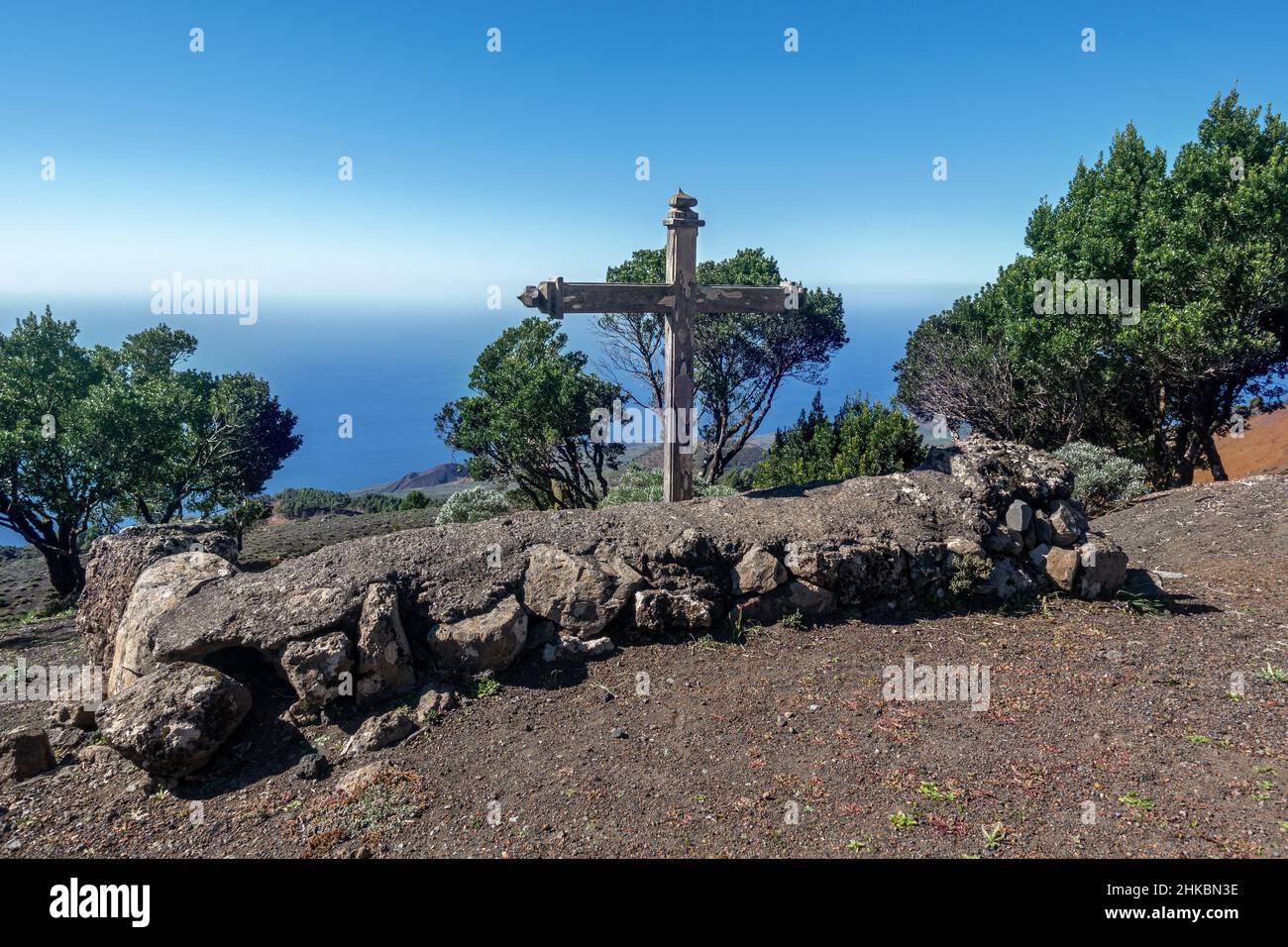 Cruz de Los Humilladeros, El Hierro, Isole Canarie, Spagna Foto Stock