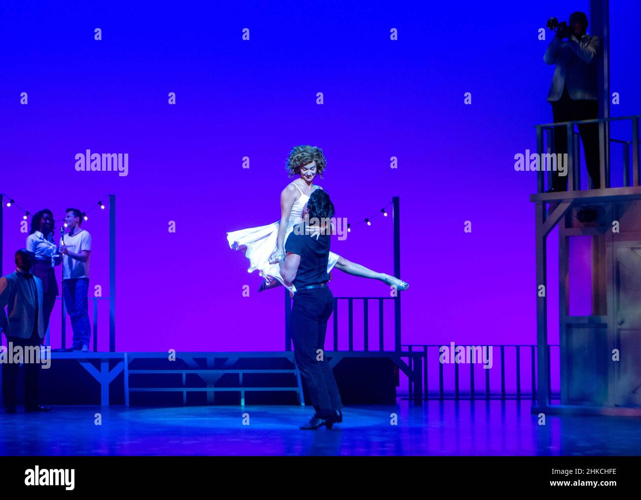 Londra, Regno Unito. 3rd Feb 2022. Photocall Dirty Dancing - la storia classica sul palco al Dominion Theatre London Credit: Ian Davidson/Alamy Live News Foto Stock