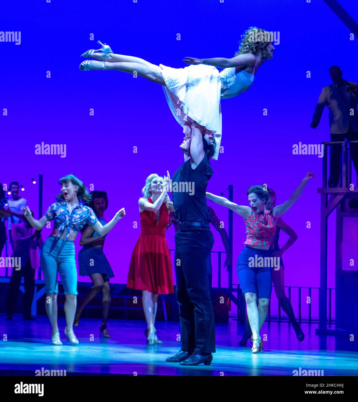 Londra, Regno Unito. 3rd Feb 2022. Photocall Dirty Dancing - la storia classica sul palco al Dominion Theatre London Credit: Ian Davidson/Alamy Live News Foto Stock