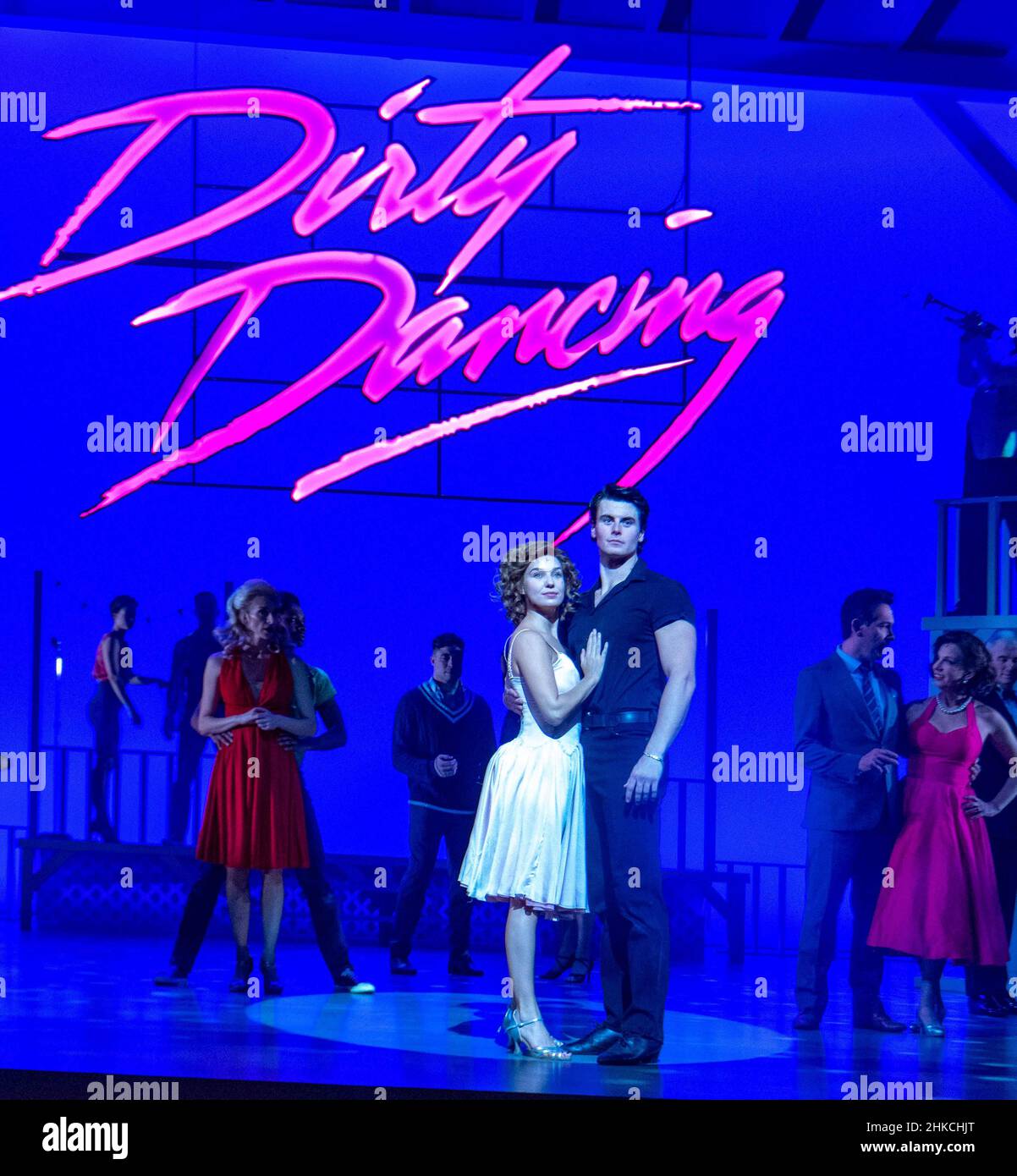 Londra, Regno Unito. 3rd Feb 2022. Photocall Dirty Dancing - la storia classica sul palco al Dominion Theatre London Credit: Ian Davidson/Alamy Live News Foto Stock