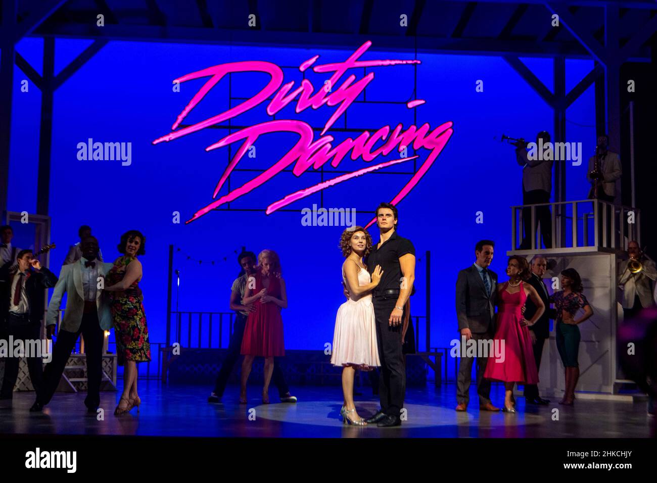 Londra, Regno Unito. 3rd Feb 2022. Photocall Dirty Dancing - la storia classica sul palco al Dominion Theatre London Credit: Ian Davidson/Alamy Live News Foto Stock