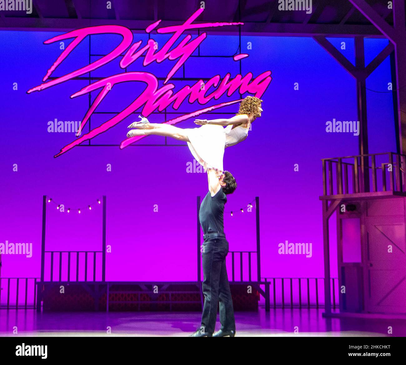 Londra, Regno Unito. 3rd Feb 2022. Photocall Dirty Dancing - la storia classica sul palco al Dominion Theatre London Credit: Ian Davidson/Alamy Live News Foto Stock