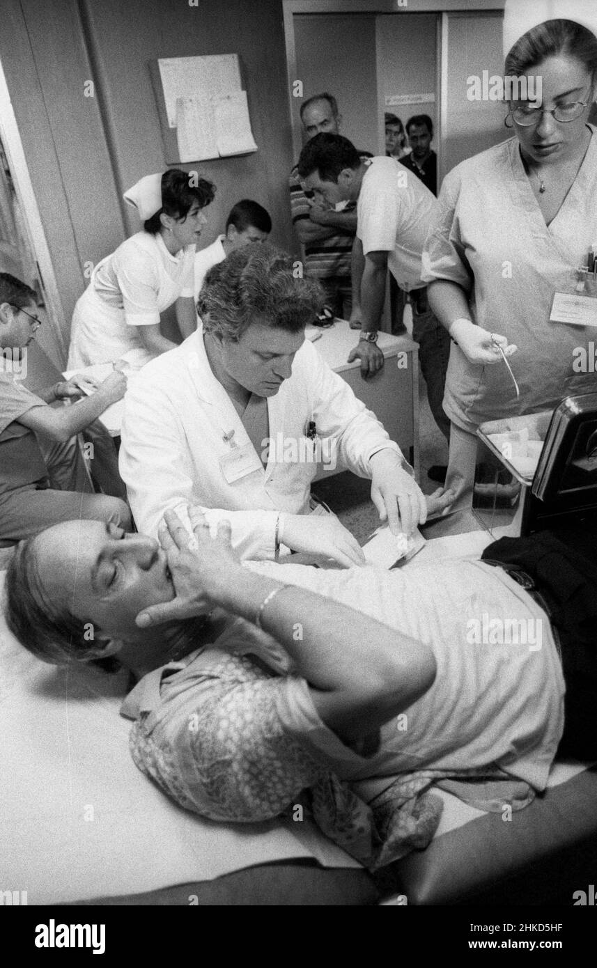 Napoli, Italia 1997: Ospedale 'Villa Betania'. ©Andrea Sabbadini Foto Stock
