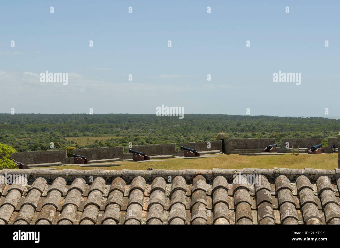 Fortaleza Santa Tereza è una fortificazione militare situata sulla costa settentrionale dell'Uruguay vicino al confine del Brasile, Sud America Foto Stock