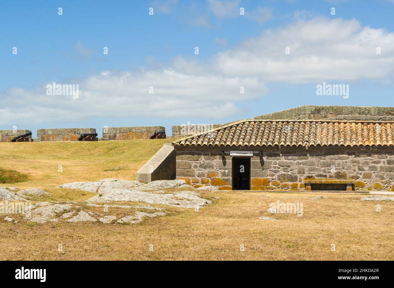 Fortaleza Santa Tereza è una fortificazione militare situata sulla costa settentrionale dell'Uruguay vicino al confine del Brasile, Sud America Foto Stock