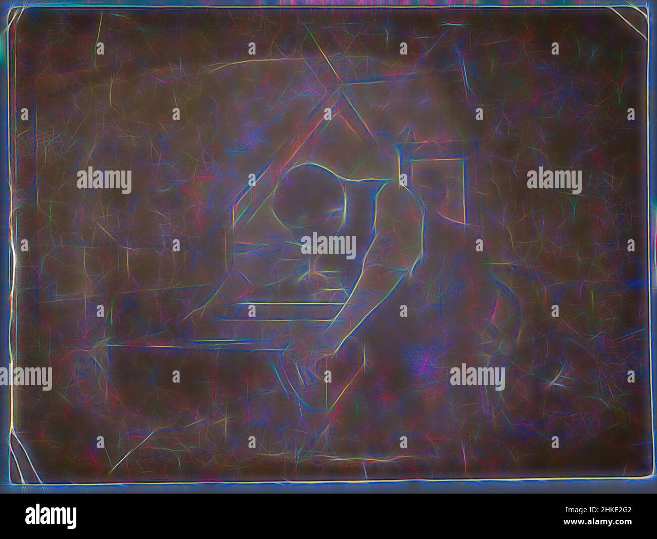 Ispirato da Willem Witsen alla stampa, George Hendrik Breitner, c.. 1880 - c. 1910, altezza 89 mm x larghezza 119 mm, reinventato da Artotop. L'arte classica reinventata con un tocco moderno. Design di calda e allegra luminosità e di raggi di luce. La fotografia si ispira al surrealismo e al futurismo, abbracciando l'energia dinamica della tecnologia moderna, del movimento, della velocità e rivoluzionando la cultura Foto Stock