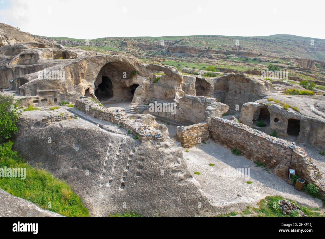 La città grotta di Uplistsikhe si trova vicino a Gori Foto Stock