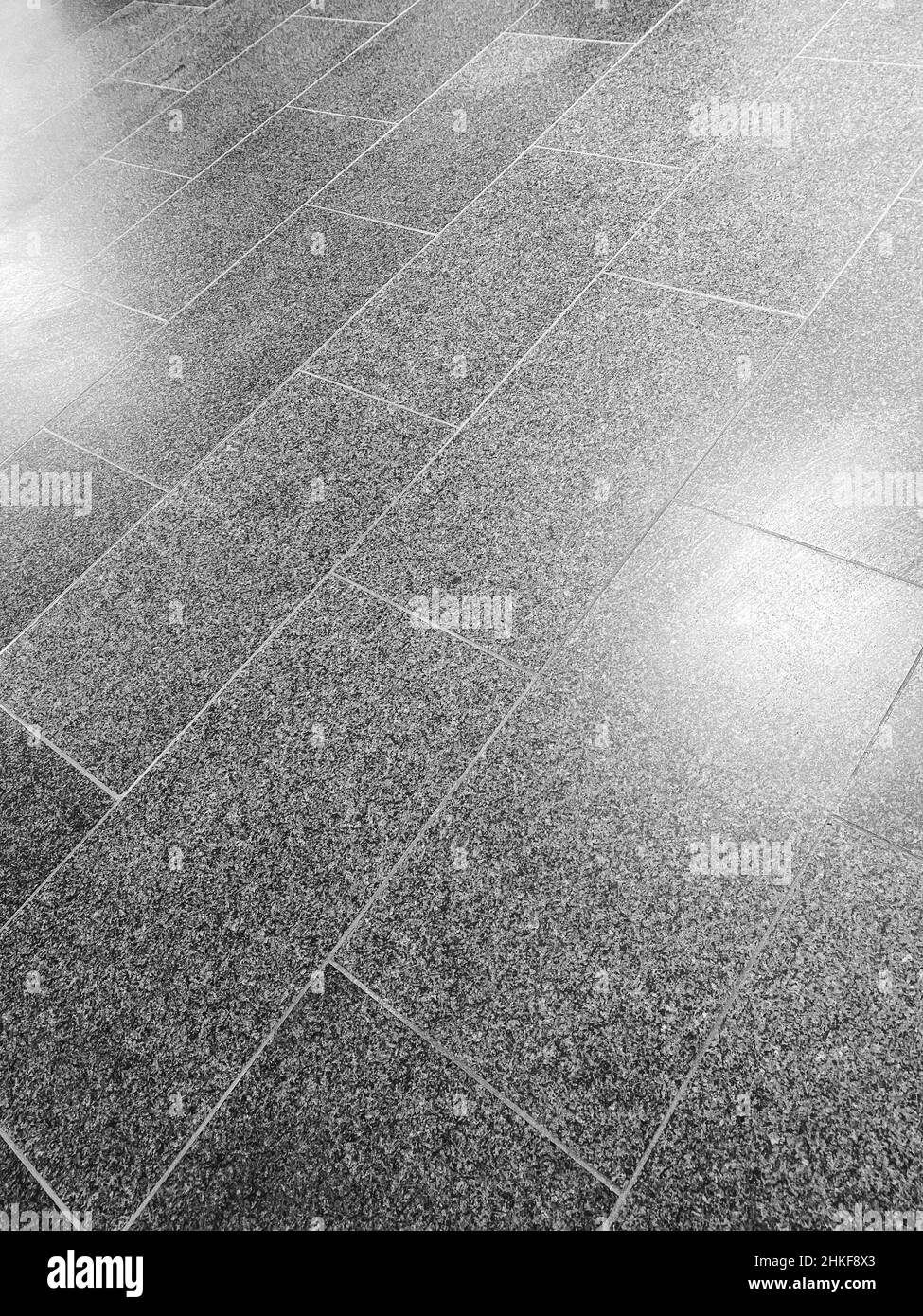 Edificio a muro con pavimento in pietra Foto Stock