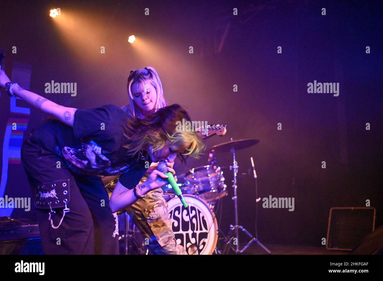 3 febbraio 2022, Sheffield, South Yorkshire, U.K: The Let Go , Sheffeld Leadmill , Sheffield , UK , 03.02.2022 (Credit Image: © Robin Burns/ZUMA Press Wire) Foto Stock