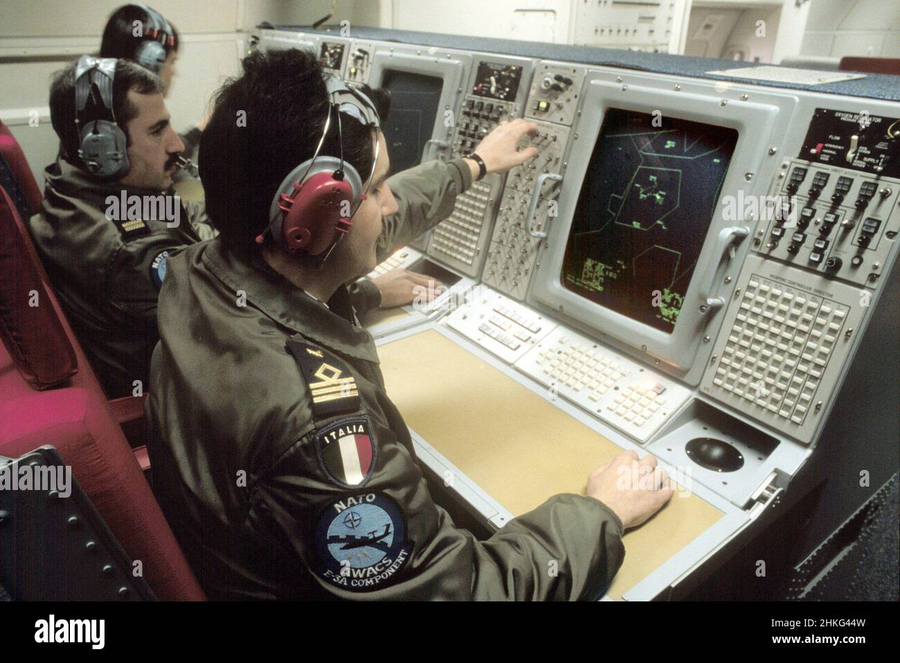 Nato Boeing E-3 Sentry AWACS Aereo Radar Sulla Base Aerea Geilenkirchen ...