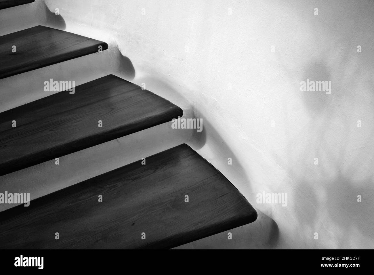 Scale nel caffè del Jardin de Cactus, progettato da Cesar Manrique Foto Stock