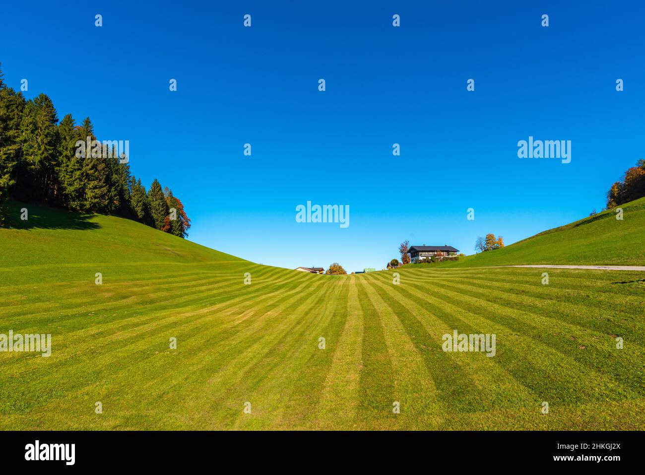 Berchtesgaden-Oberau, Oberau, Berchtesgaden, alta Baviera, Germania meridionale Foto Stock