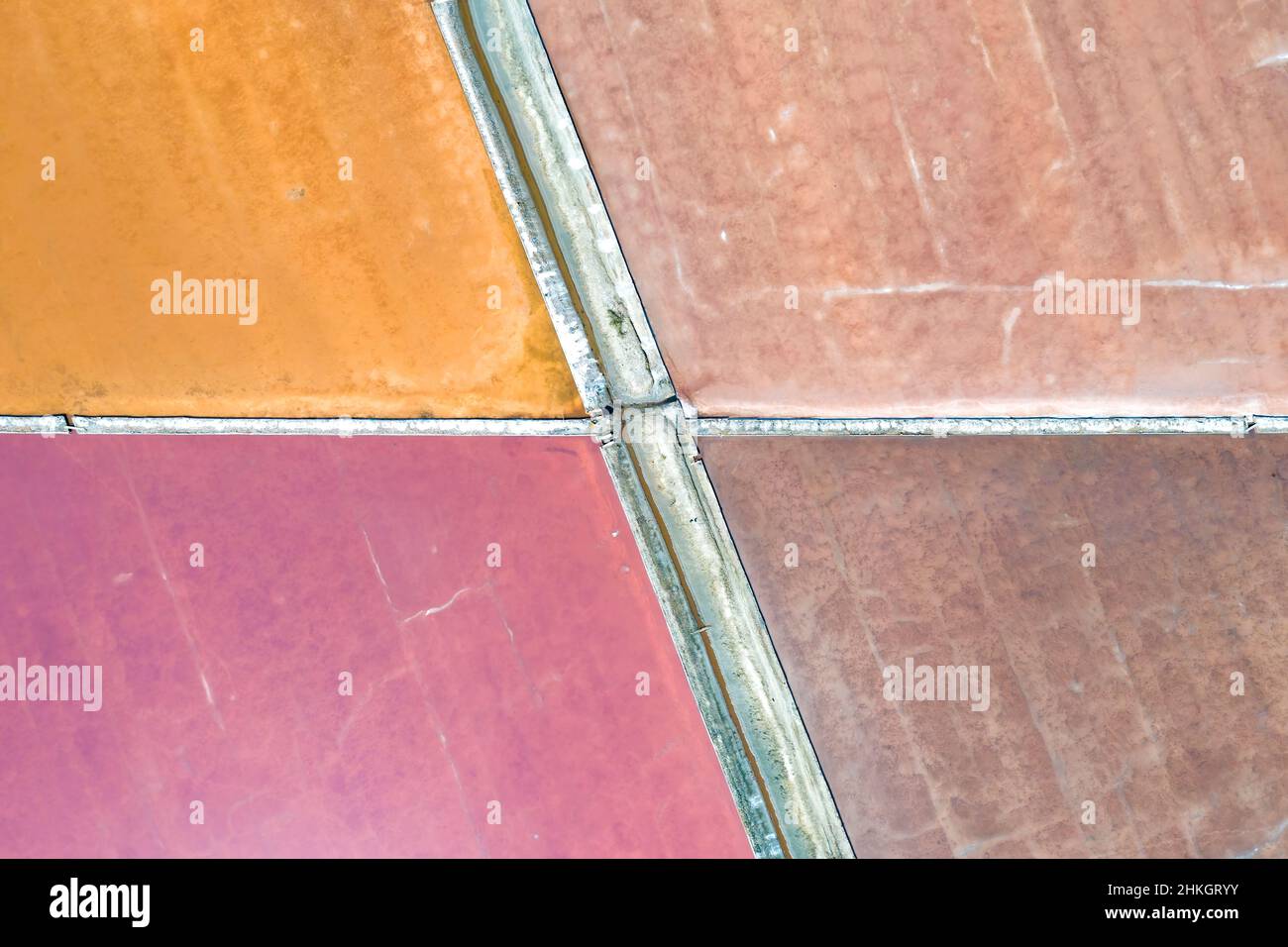 Stagni di sale, Ghana Foto Stock