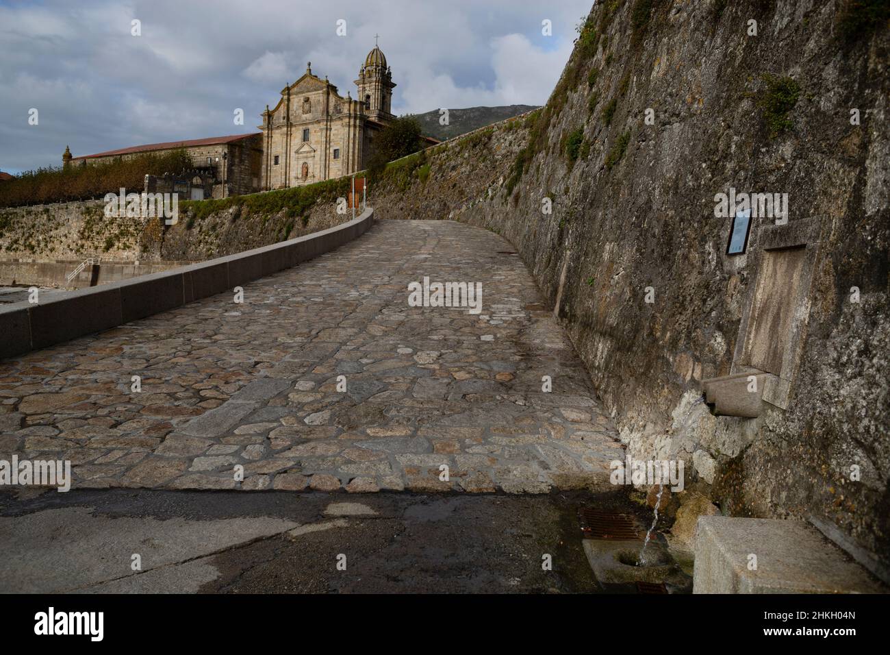 Monastero cistercense, monastero di Oia, Pontevedra. Foto Stock