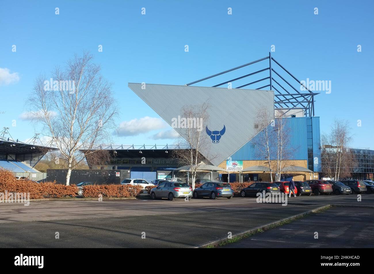 Il Kassam Stadium, Oxford, sede della squadra di football degli Oxford United. Foto Stock