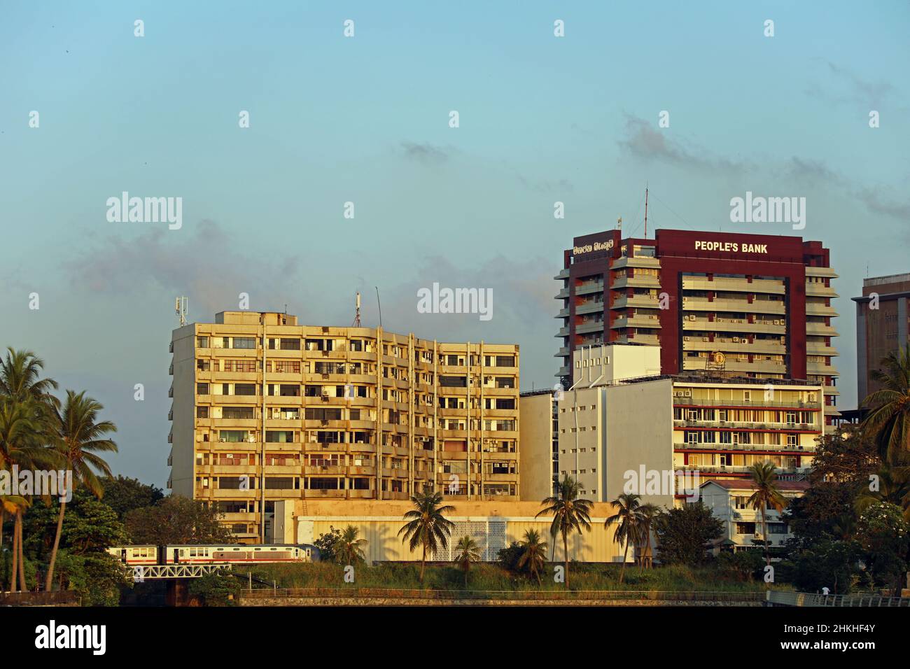 Skyline di Colombo Foto Stock