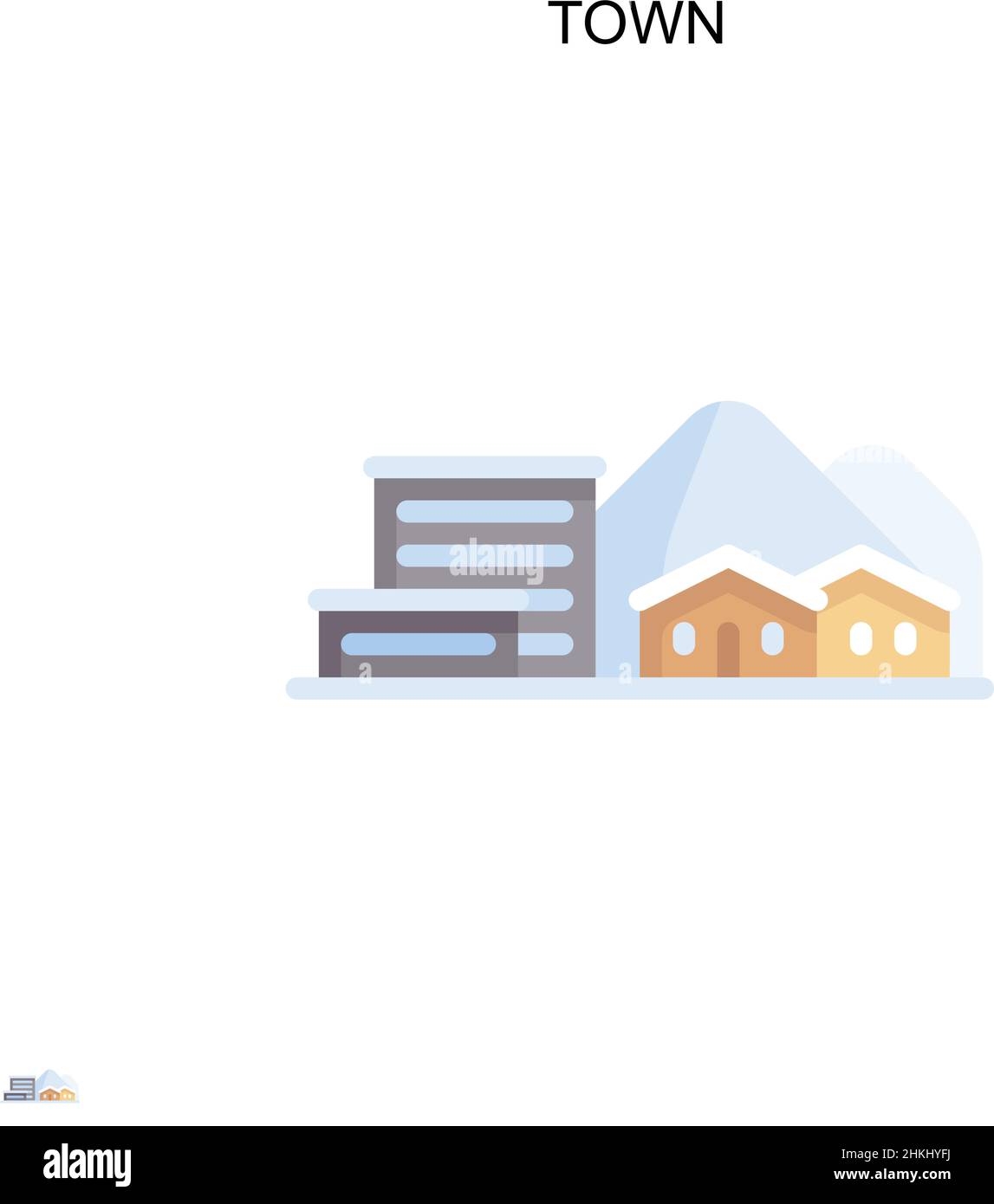 Icona vettoriale semplice della città. Modello di disegno del simbolo di illustrazione per l'elemento dell'interfaccia utente mobile Web. Illustrazione Vettoriale Icona vettoriale semplice della città. Modello di disegno del simbolo di illustrazione per l'elemento dell'interfaccia utente mobile Web. Illustrazione Vettoriale