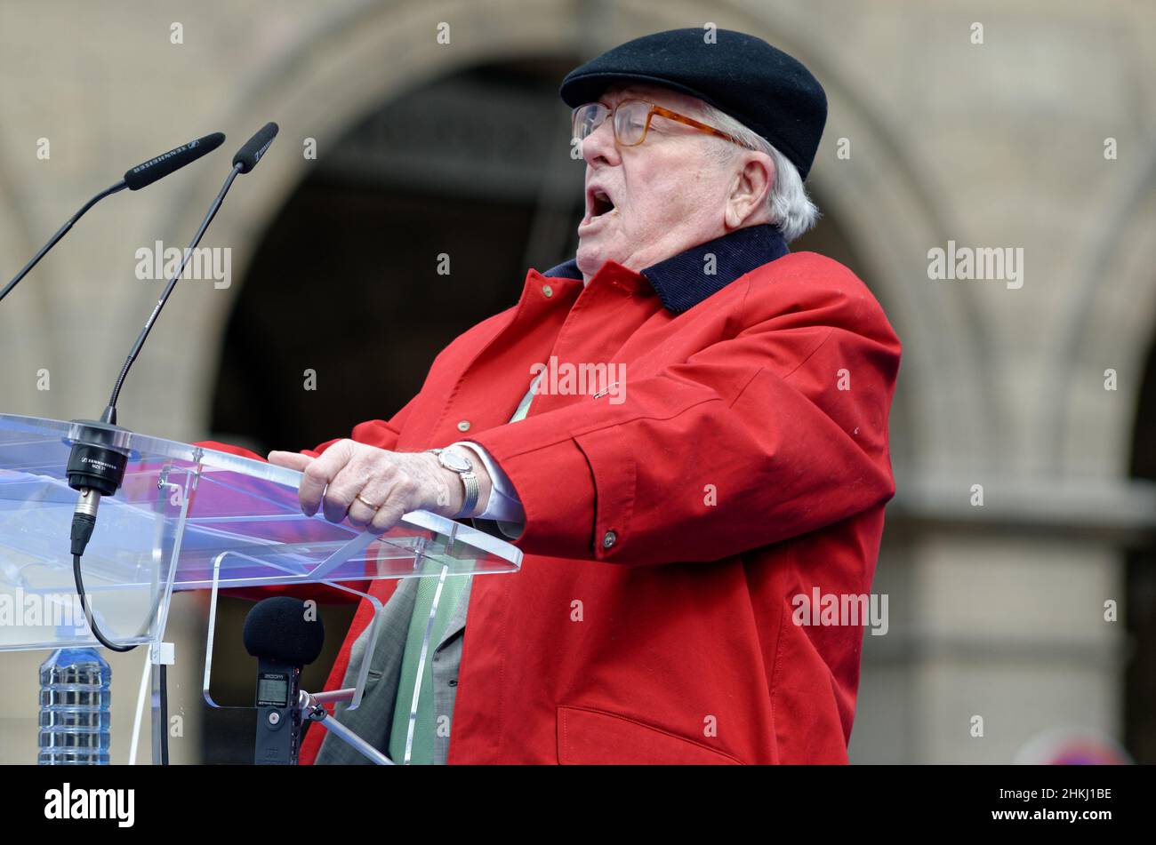 Jean Marie le Pen fondatrice del "fronte nazionale" il partito di estrema destra ha subito un ictus il 2 febbraio (archivio immagini 2017) Foto Stock