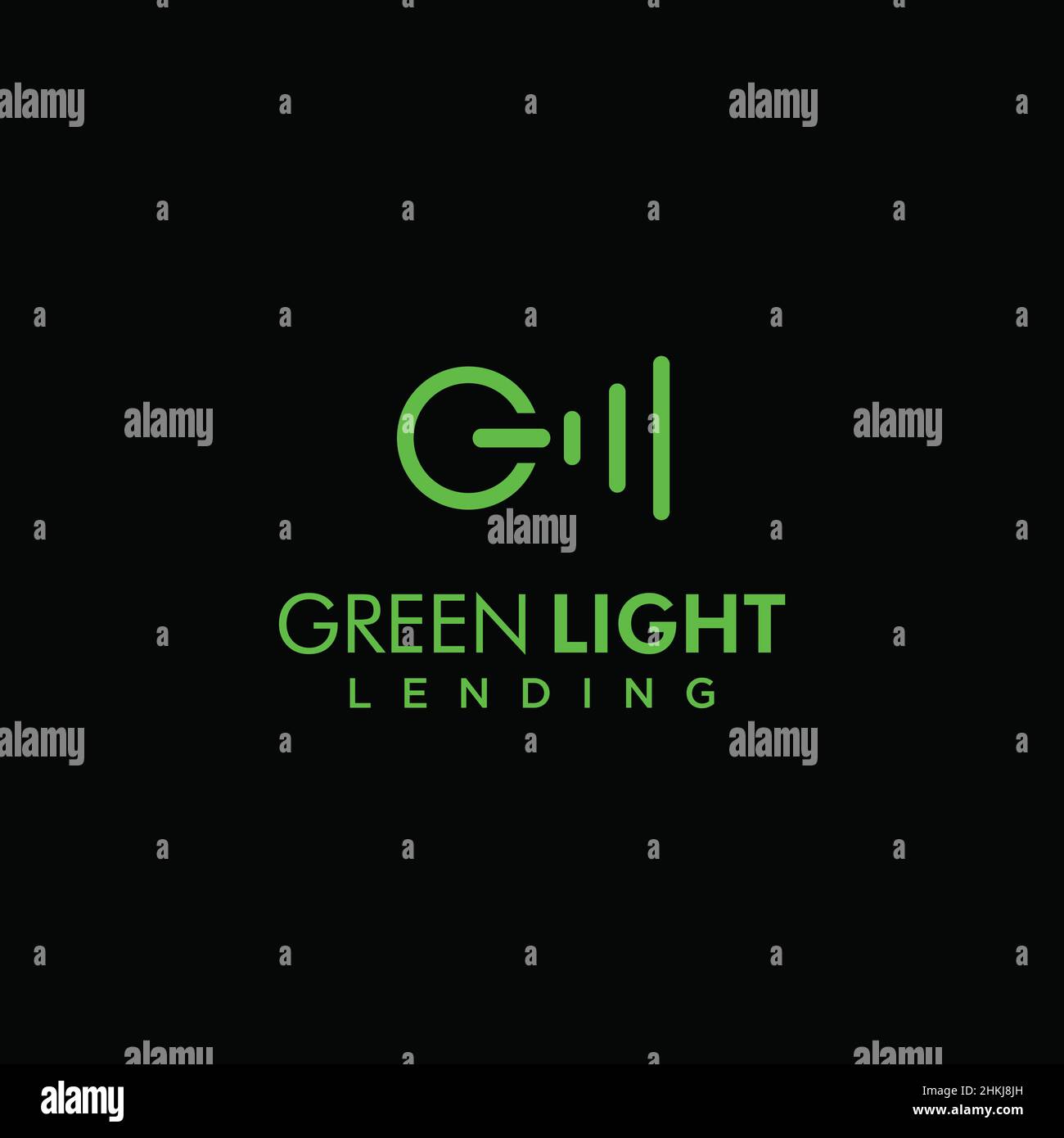 Design moderno e unico con logo combinato di simboli di partenza e luce 3 Illustrazione Vettoriale
