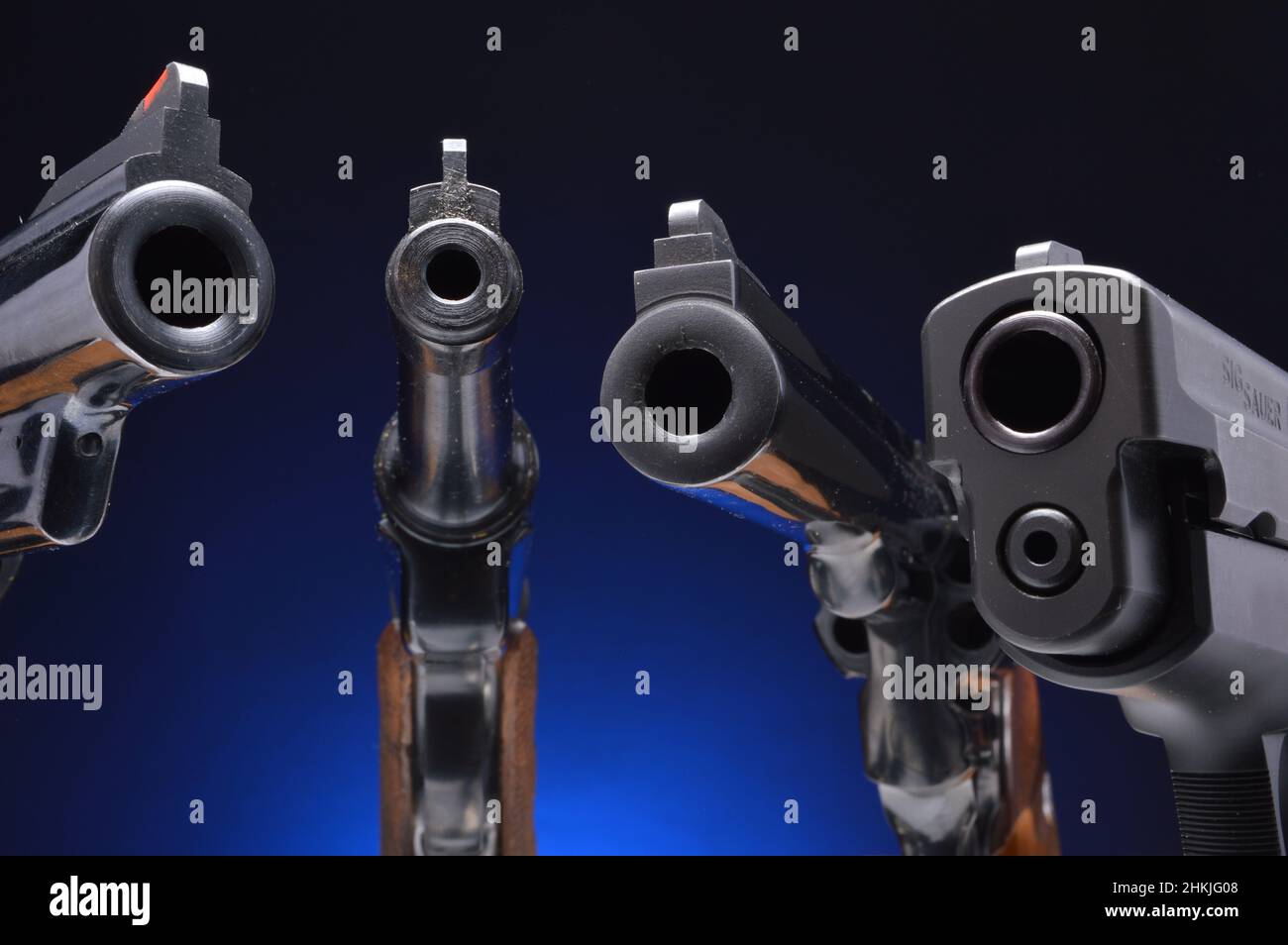 Pistole, pistole, armi laterali, armi da fuoco, pistole Foto Stock