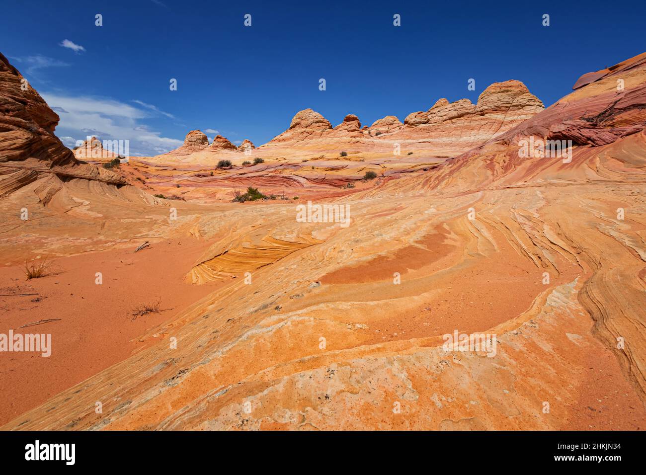 Formazioni rocciose a Coyote Buttes, Utah Foto Stock