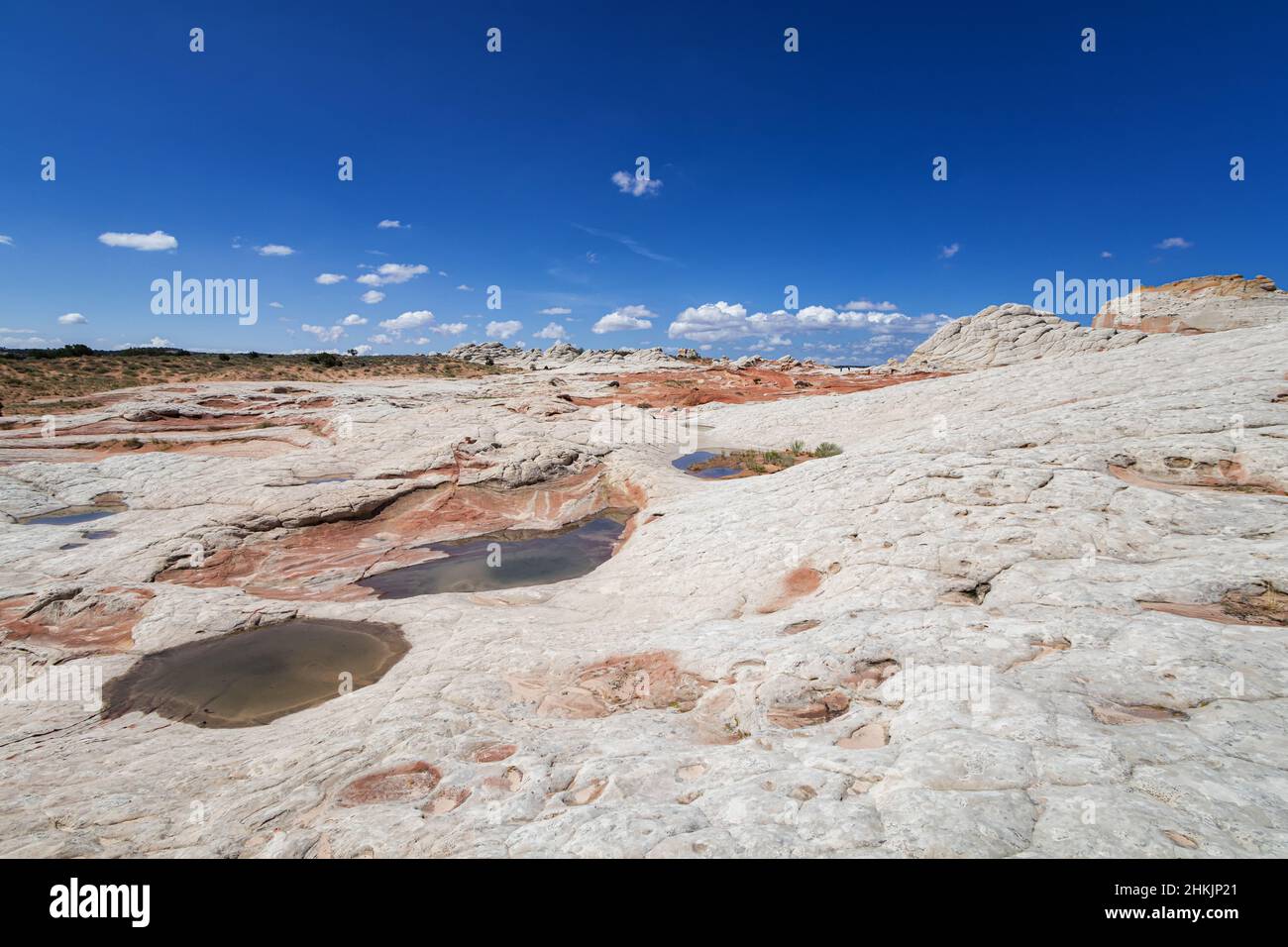 Formazione rocciosa a White Pocket, Utah Foto Stock