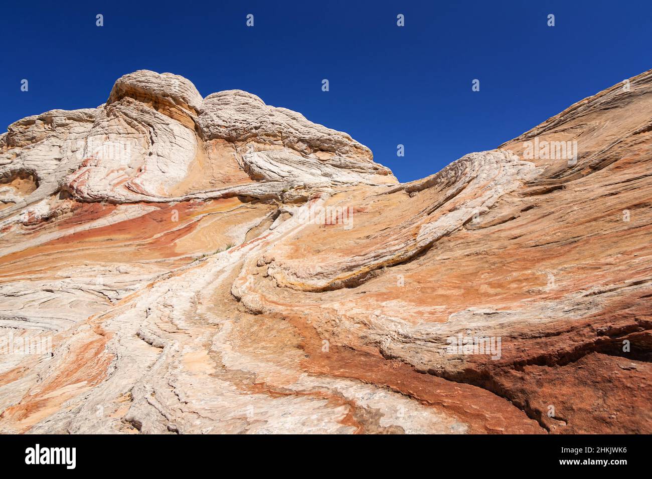Formazione rocciosa a White Pocket, Utah Foto Stock
