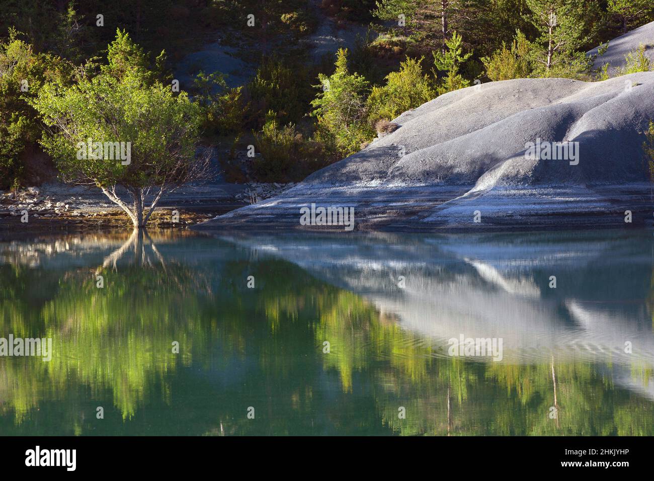 Formazioni rocciose nei Pirenei spagnoli, Spagna, Pirenei, Ordessa Foto Stock