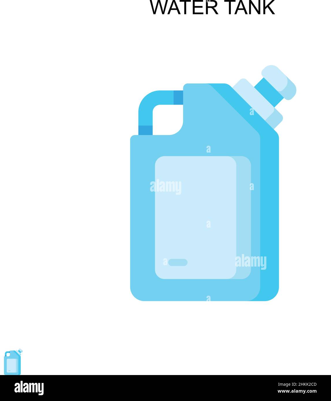 Icona vettoriale semplice del serbatoio dell'acqua. Modello di disegno del simbolo di illustrazione per l'elemento dell'interfaccia utente mobile Web. Illustrazione Vettoriale Icona vettoriale semplice del serbatoio dell'acqua. Modello di disegno del simbolo di illustrazione per l'elemento dell'interfaccia utente mobile Web. Illustrazione Vettoriale