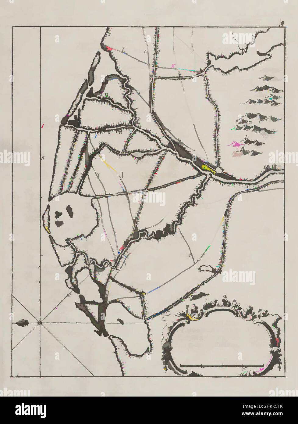Art Inspired by carte Des Embouchures du Nil et Partie de Son Cours de Delta et l'Isthore de Suez, Map, n.d., Sheet: 10 7/16 x 14 3/16 in., 26,5 x 36 cm, cartografia, geografia, mappa storica, Medio Oriente, Navigazione, Nilo, Nord Africa, fiume, viaggio, Opere classiche modernizzate da Artotop con un tocco di modernità. Forme, colore e valore, impatto visivo accattivante sulle emozioni artistiche attraverso la libertà delle opere d'arte in modo contemporaneo. Un messaggio senza tempo che persegue una nuova direzione selvaggiamente creativa. Artisti che si rivolgono al supporto digitale e creano l'NFT Artotop Foto Stock