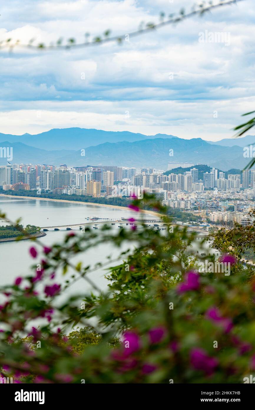 Alcune foto del mio viaggio nell'isola cinese di Hainan. Il tempo ha reso questo viaggio perfetto. Foto Stock