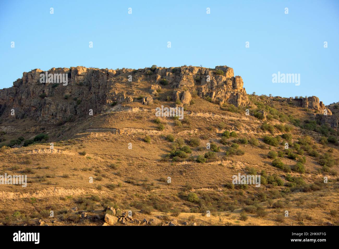 Paesaggio di montagna, nei pressi di Yerevan, Armenia Foto Stock
