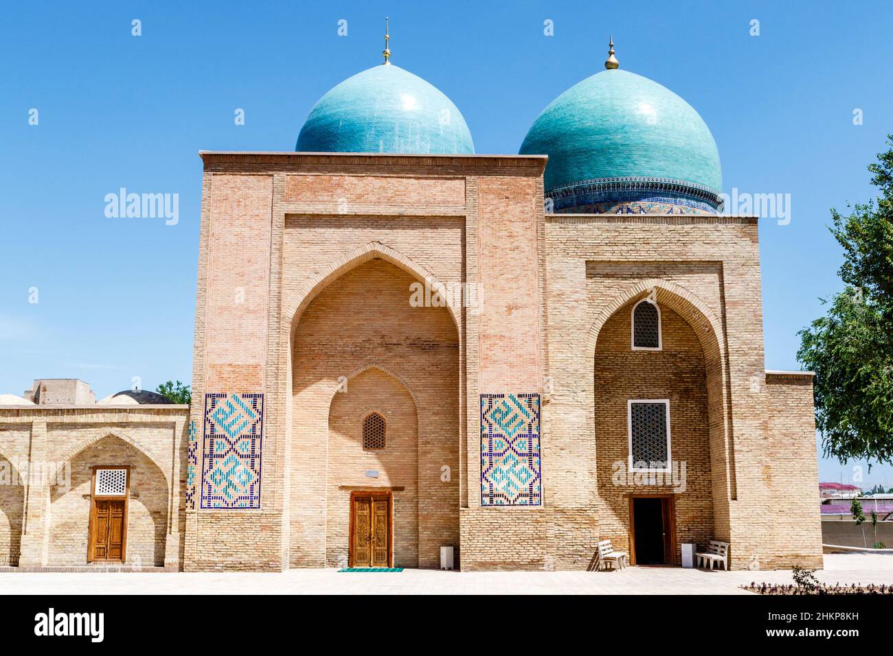 Complesso Dorut Tilavat a Shakhrisabz, Uzbekistan, Asia centrale Foto Stock