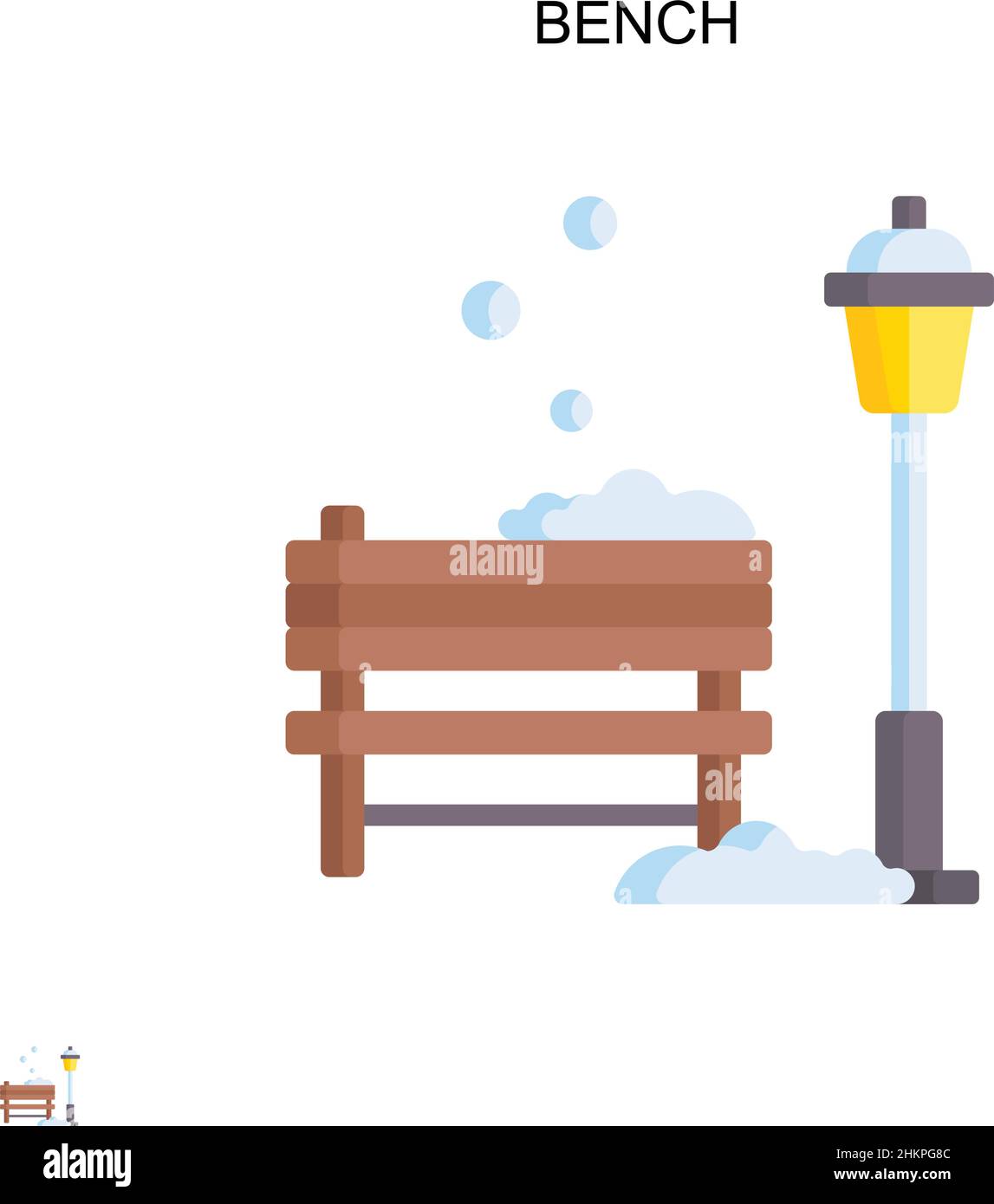 Icona vettore semplice del banco. Modello di disegno del simbolo di illustrazione per l'elemento dell'interfaccia utente mobile Web. Illustrazione Vettoriale