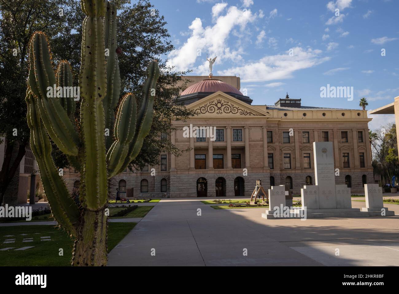 Il Campidoglio dell'Arizona a Phoenix, Arizona, Stati Uniti. Il Campidoglio è ora mantenuto come il Museo del Campidoglio dell'Arizona. Foto Stock